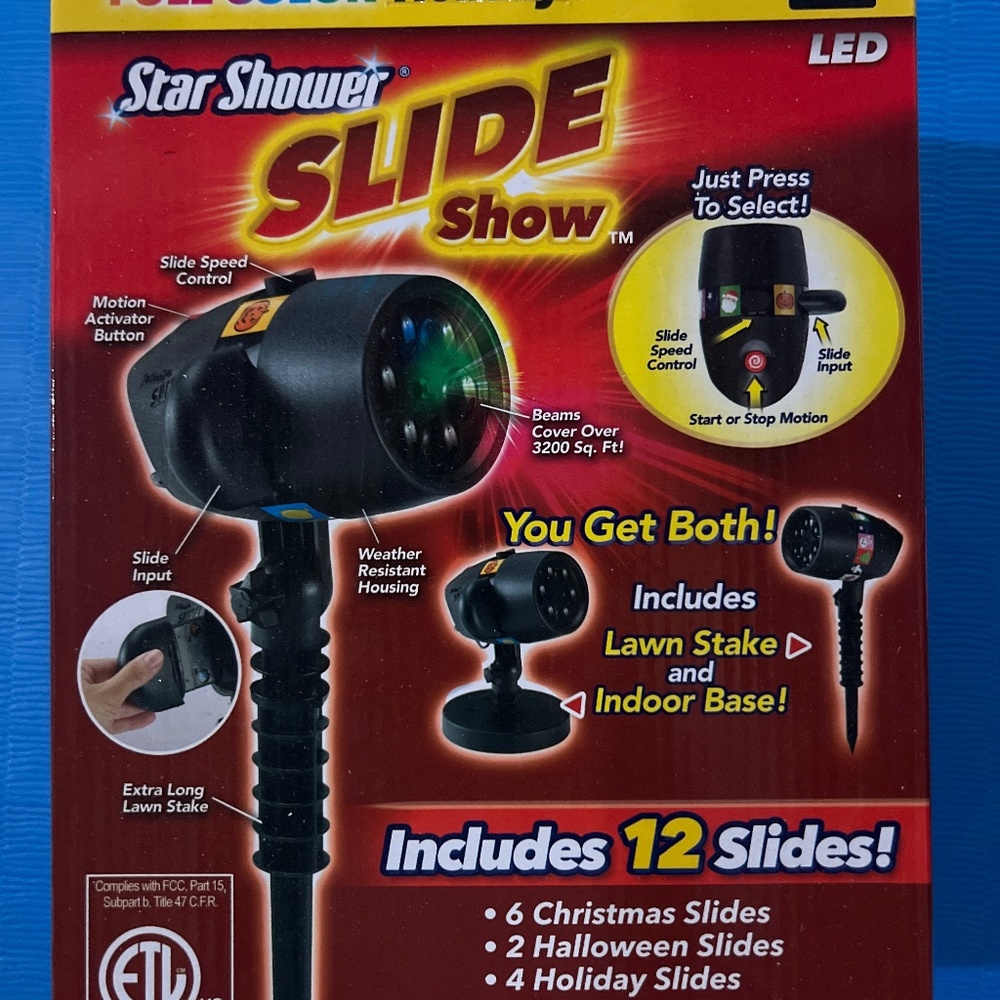 Star shower slide show includes 12 slides